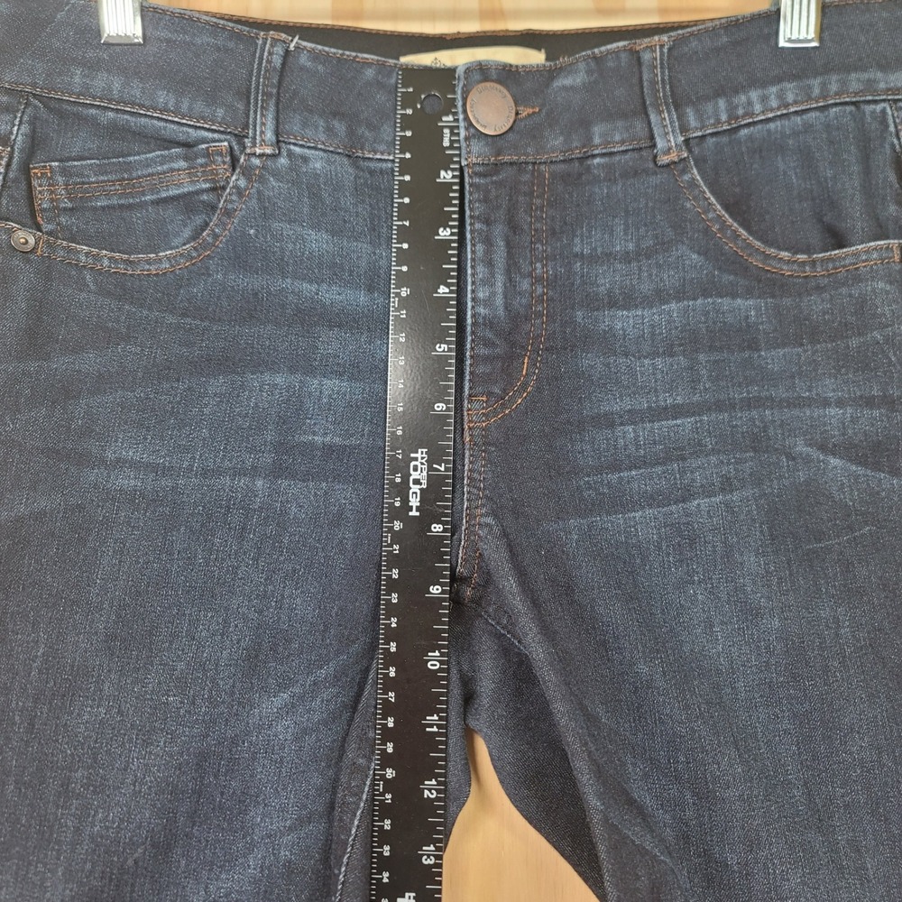 Democracy Bootcut Jeans Indigo Blue Size 10 32x31 Ab Technology Western Cowboy - Picture 6 of 10